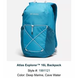NWT Columbia Atlas Explorer 16L Backpack